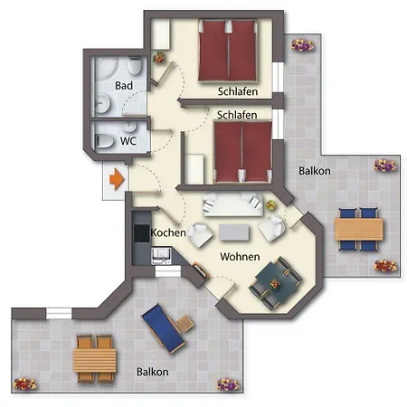 Brise Dünenresidenz App A11